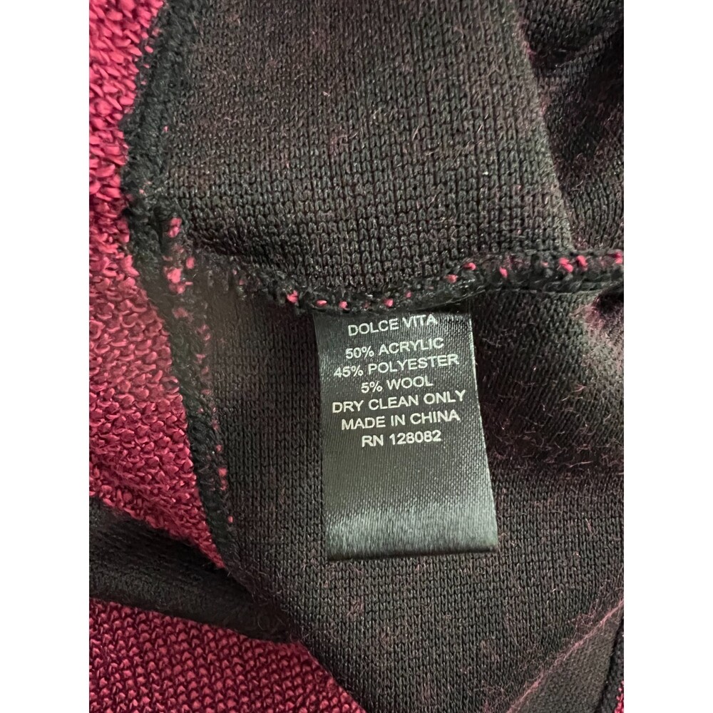 Anthropologie Dolce Vita Women's Gem Drop Peplum Top Raspberry Pink Size M - Picture 4 of 8